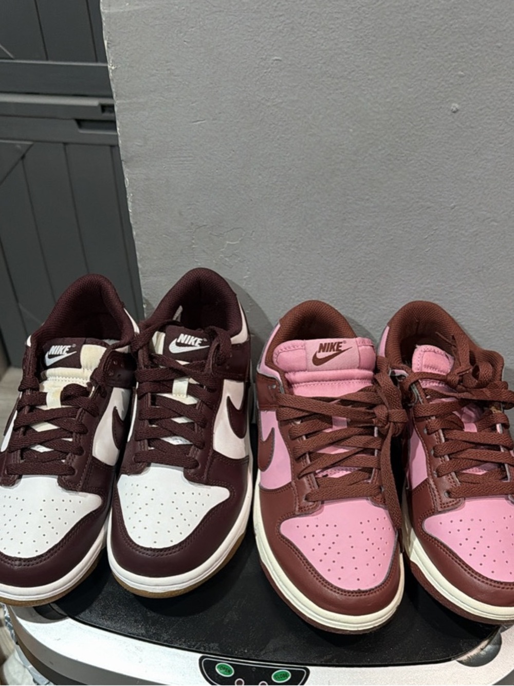 Nike Women’s Low-Top Sneakers in Maroon & Pink Accent